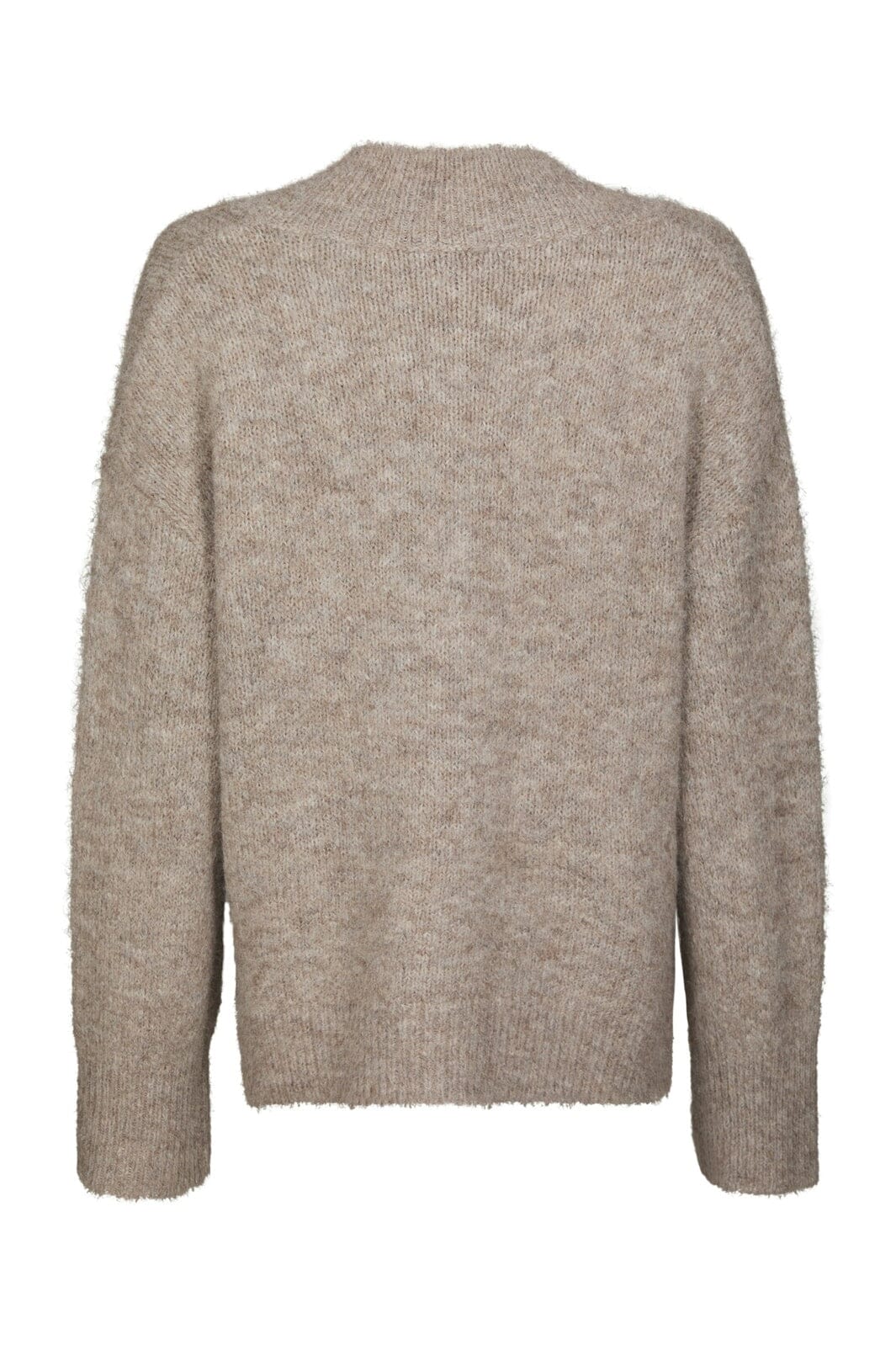 Neo Noir - Melli Fluffy Knit Blouse 167715 - 976 - Beige Melange