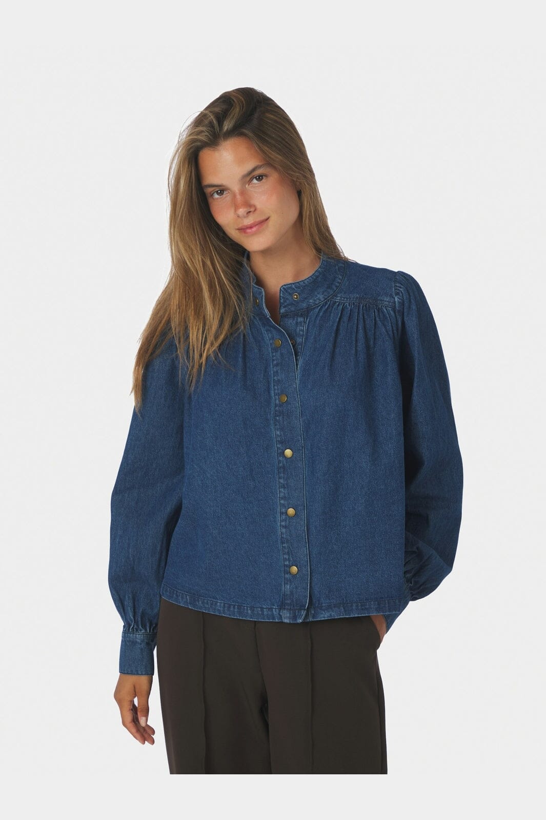 Neo Noir - Melya Denim Shirt 167551 - 140 - Blue