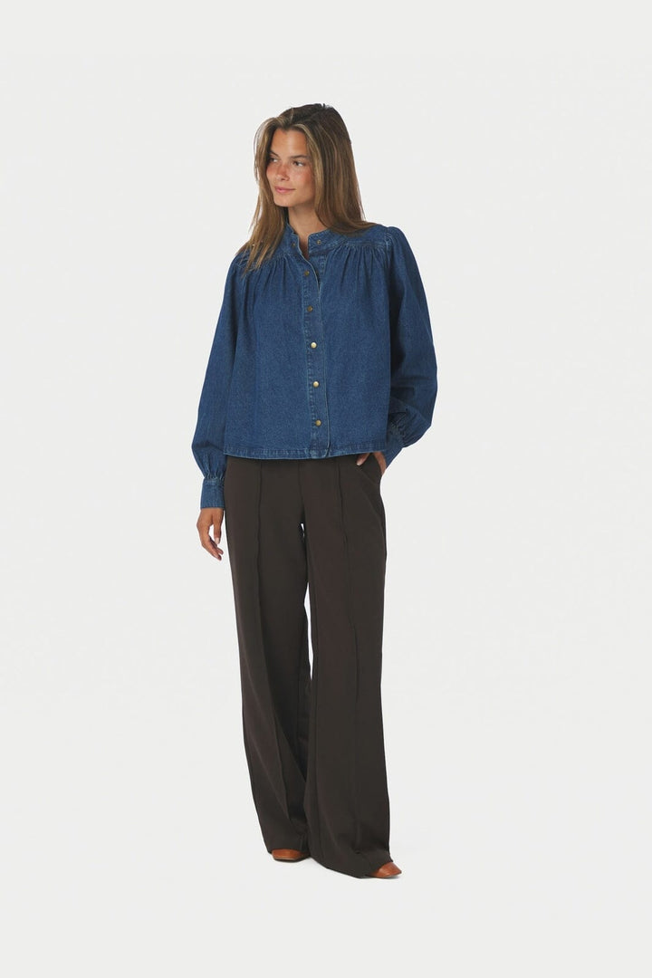 Neo Noir - Melya Denim Shirt 167551 - 140 - Blue