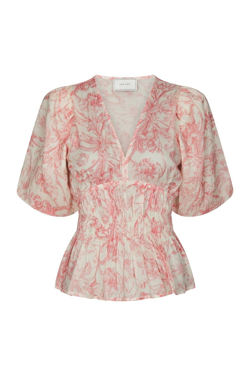 Neo Noir - Minutti Print Blouse 168720 - 121 - Off White