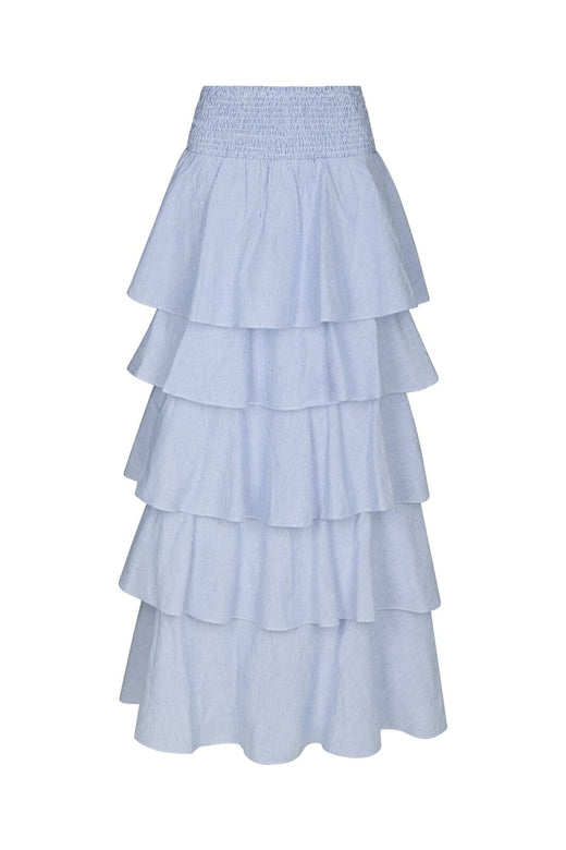 Neo Noir - Morris Mini Stripe Skirt 169651 - 145 - Light Blue