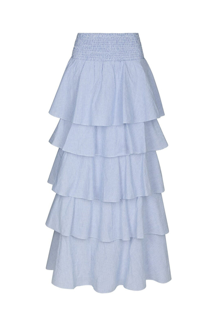 Neo Noir - Morris Mini Stripe Skirt 169651 - 145 - Light Blue