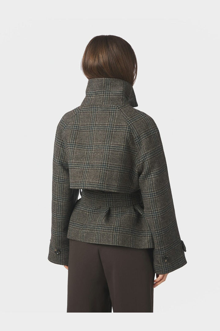 Neo Noir - Munet Check Jacket 170008 - 104 - Dark Grey