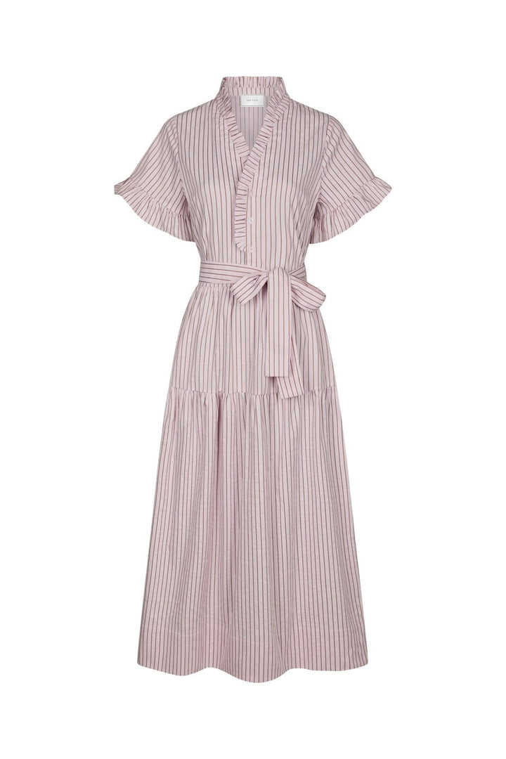 Neo Noir - Nessie Structure Stripe Dress 169739 - 754 - Light Pink