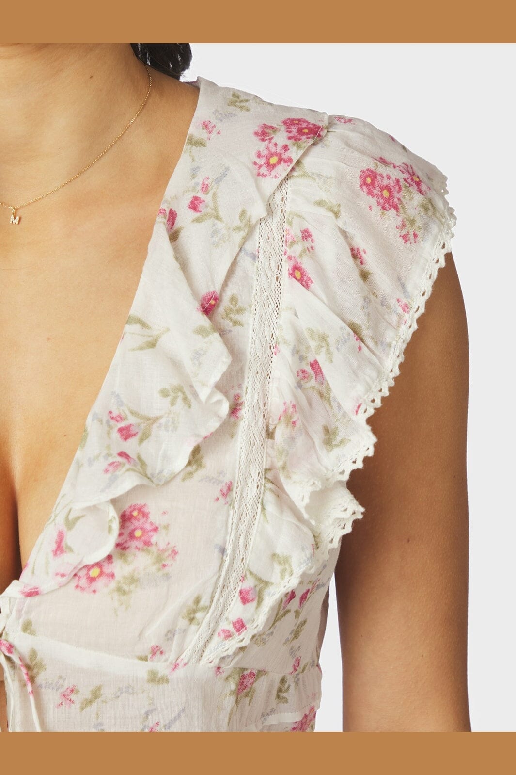 Neo Noir - Netali Spring Flower Top 168728 - 121 - Off White