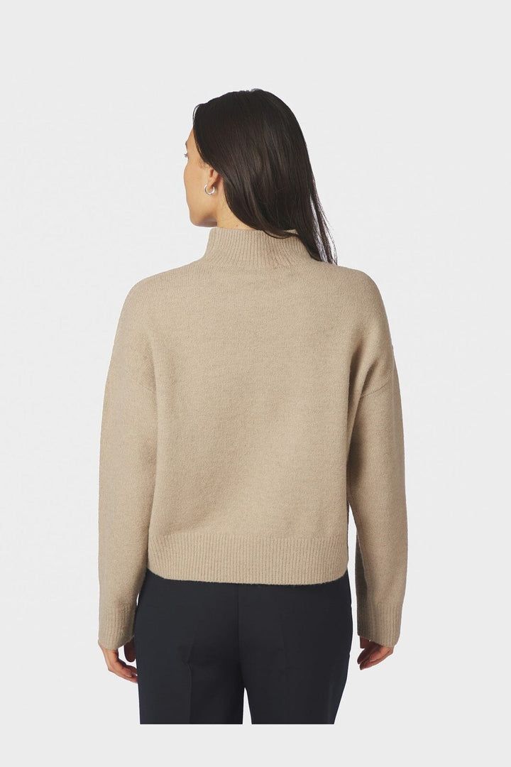 Neo Noir - Paulina Knit Blouse 159703 - 189 - Warm Grey