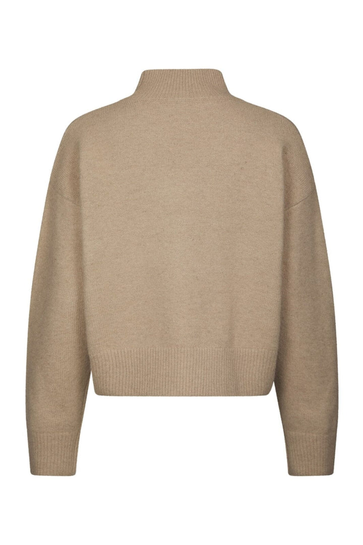 Neo Noir - Paulina Knit Blouse 159703 - 189 - Warm Grey