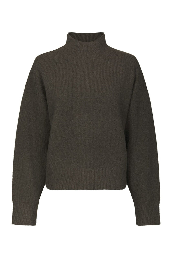 Neo Noir - Paulina Knit Blouse 159703 - 456 - Moss Green