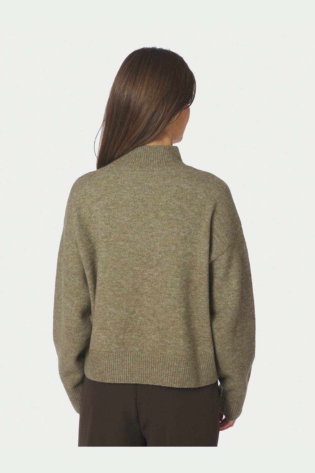 Neo Noir - Paulina Knit Blouse 159703 - 456 - Moss Green