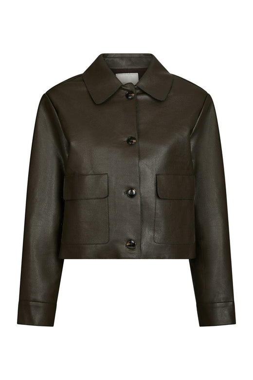 Neo Noir - Romana Faux Pu Jacket 164349 - 210 - Brown