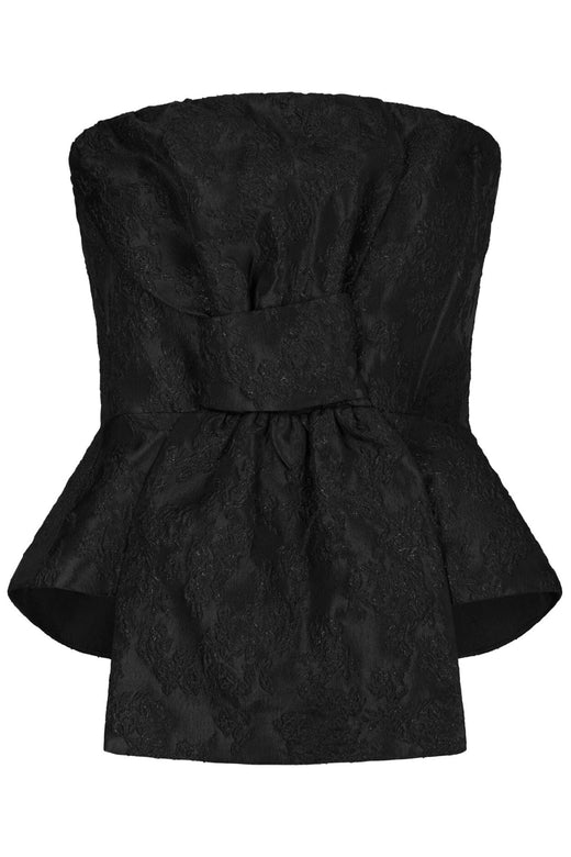 Neo Noir - Romilly Brocade Top 171062 - 100 - Black Toppe 
