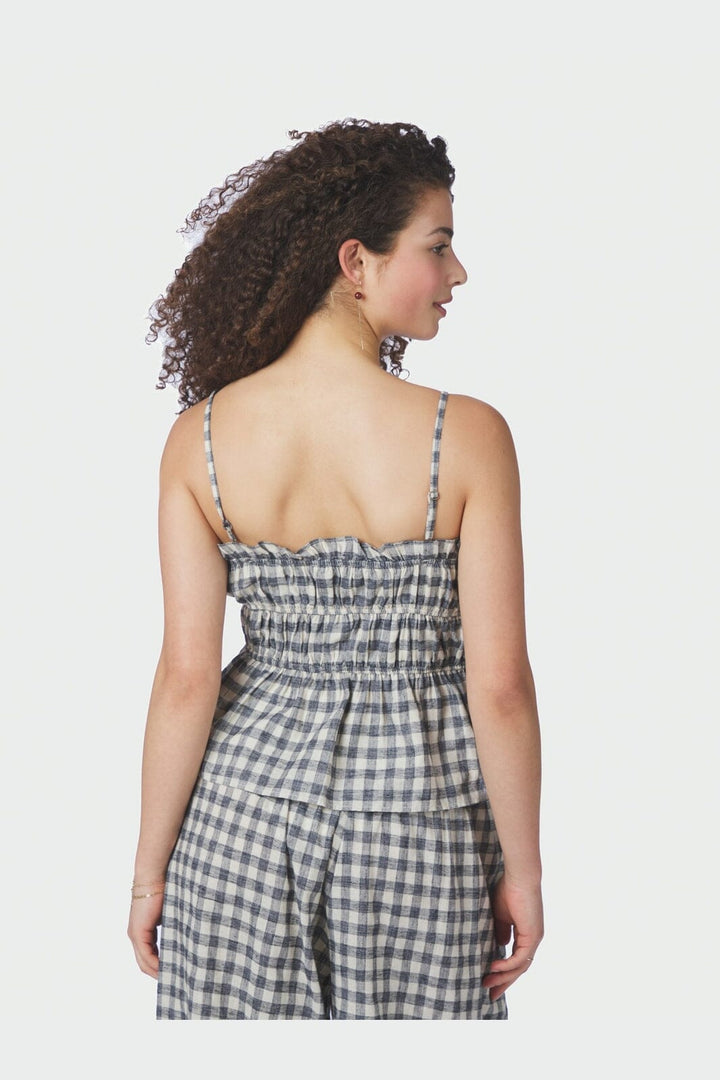 Neo Noir - Seylor Check Top 169349 - 100 - Black
