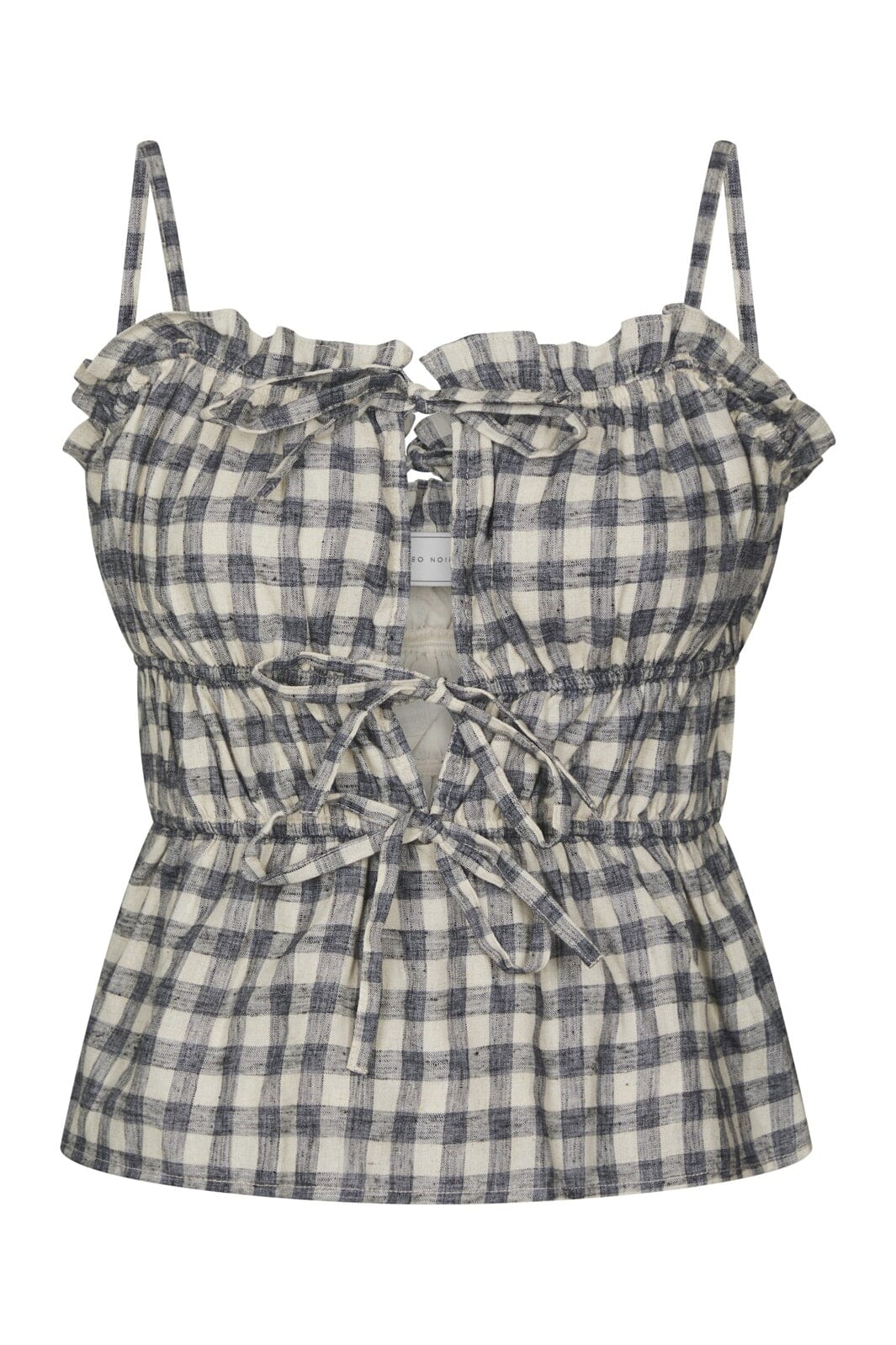Neo Noir - Seylor Check Top 169349 - 100 - Black