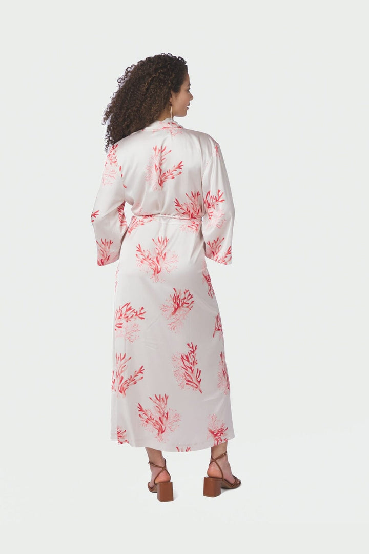 Neo Noir - Shane Wrap Dress 165272 - 163 - Coral