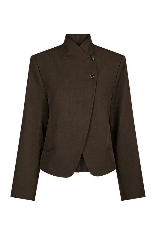 Neo Noir - Tiria Structure Blazer 170815 - 676 - Dark Brown