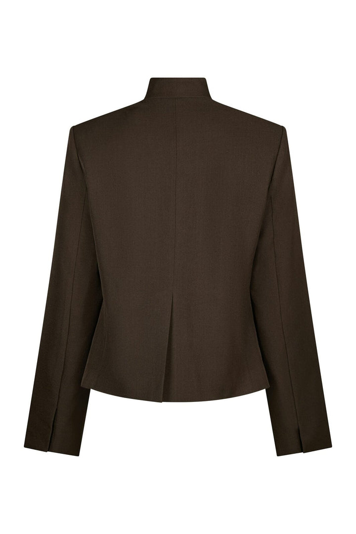 Neo Noir - Tiria Structure Blazer 170815 - 676 - Dark Brown