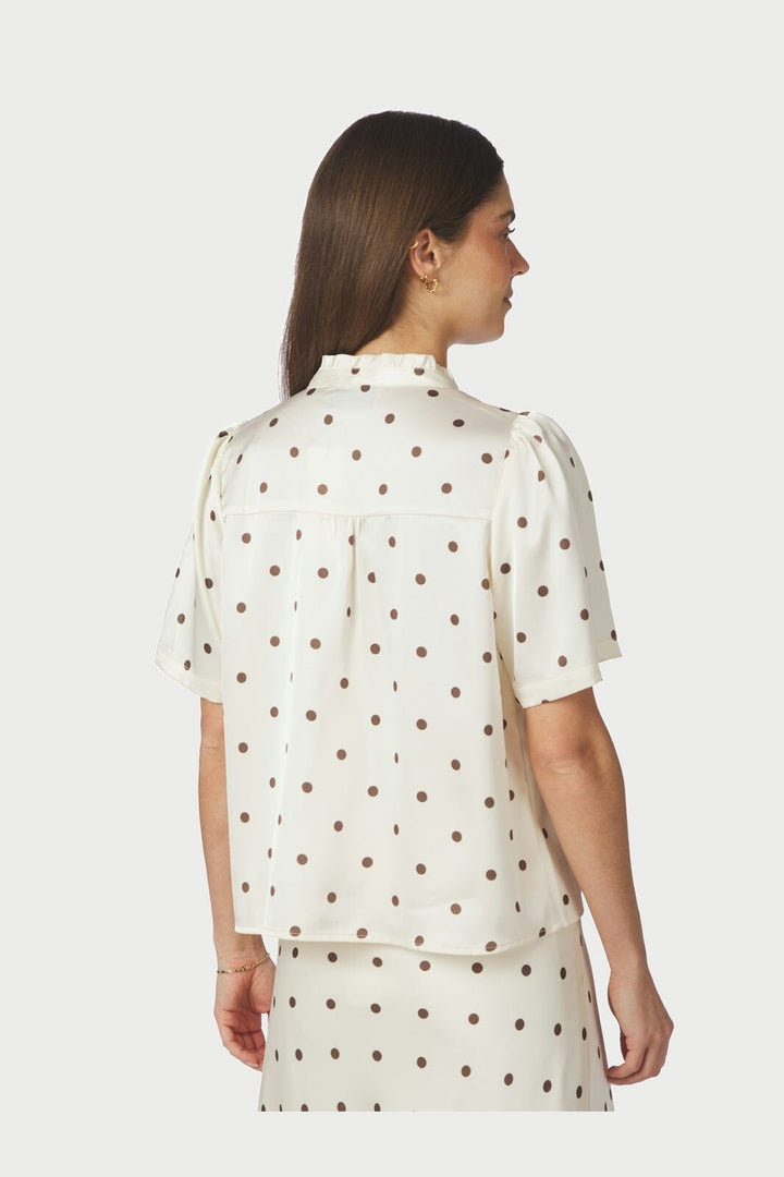 Neo Noir - Torana Dotted Blouse 169367 - 122 - Creme