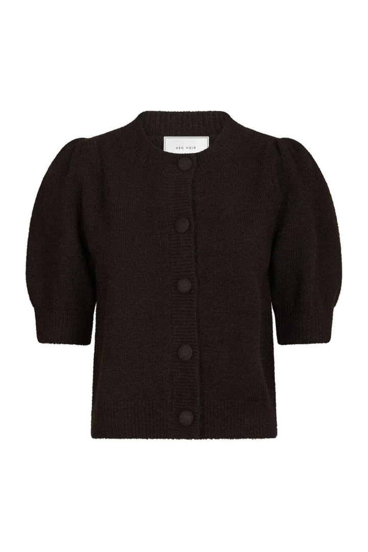 Neo Noir - Trudy Knit Cardigan 160760 - 676 - Dark Brown