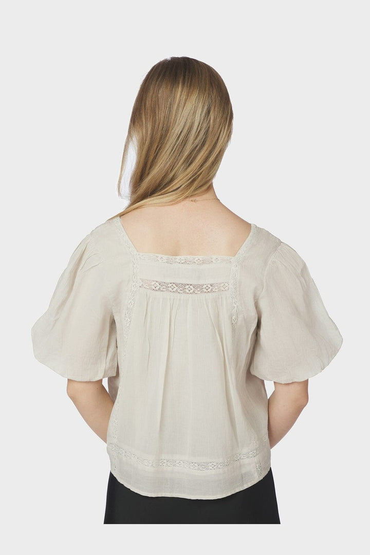 Neo Noir - Tukana S Voile Blouse 168899 - 124 - Ivory