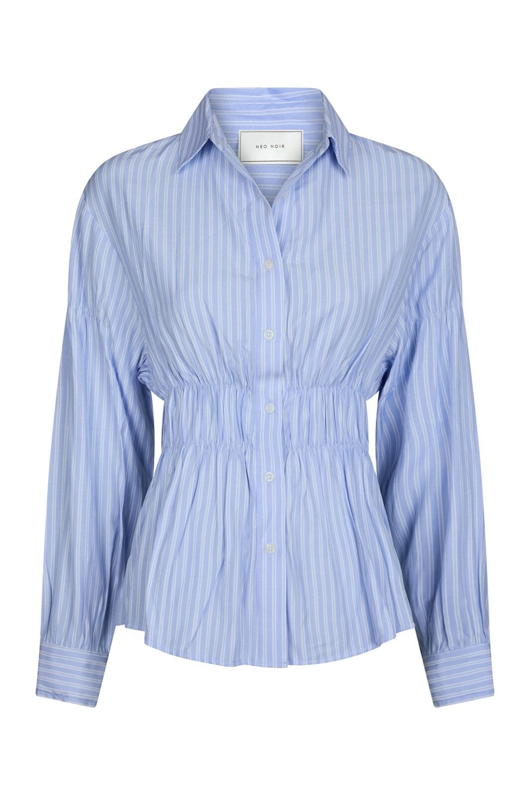 Neo Noir - Wales Stripe Shirt 166278 - 145 - Light Blue