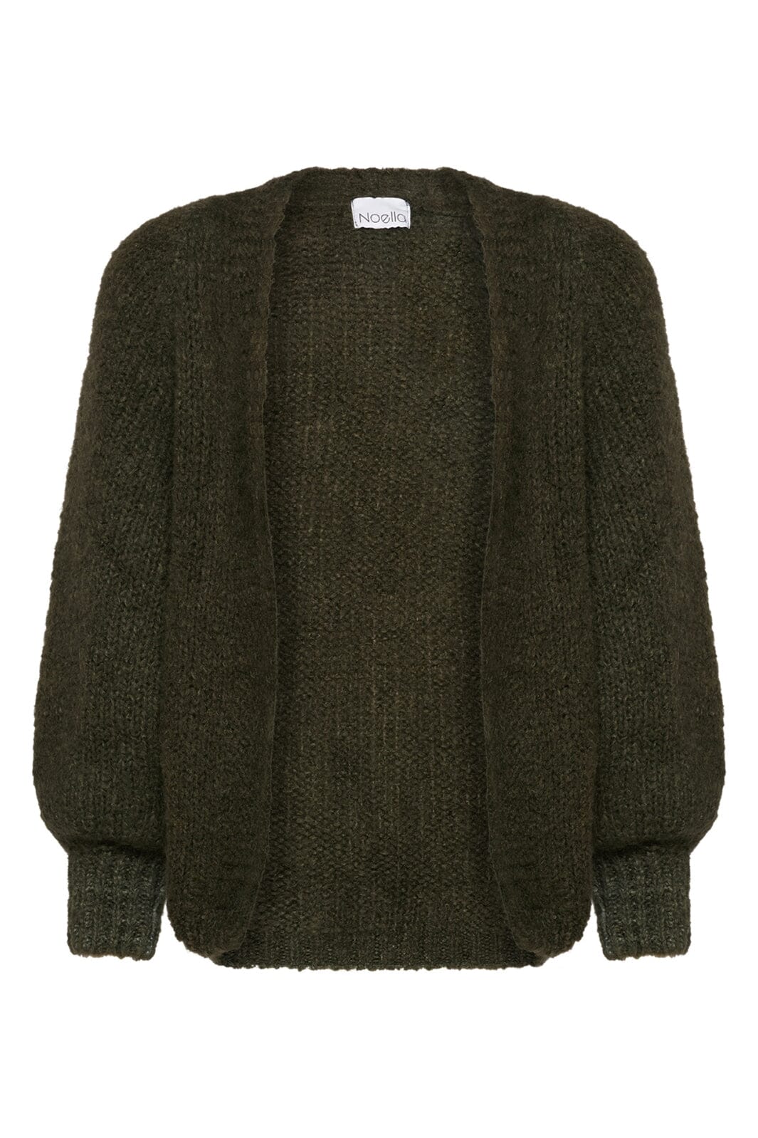 Noella - Fora Knit Cardigan - Dark Army