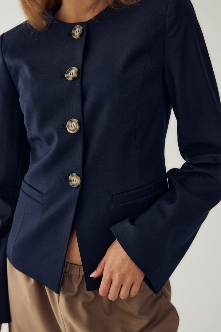 Noella - Kasaundra Blazer 12700029 - 007 - Navy Blazere 