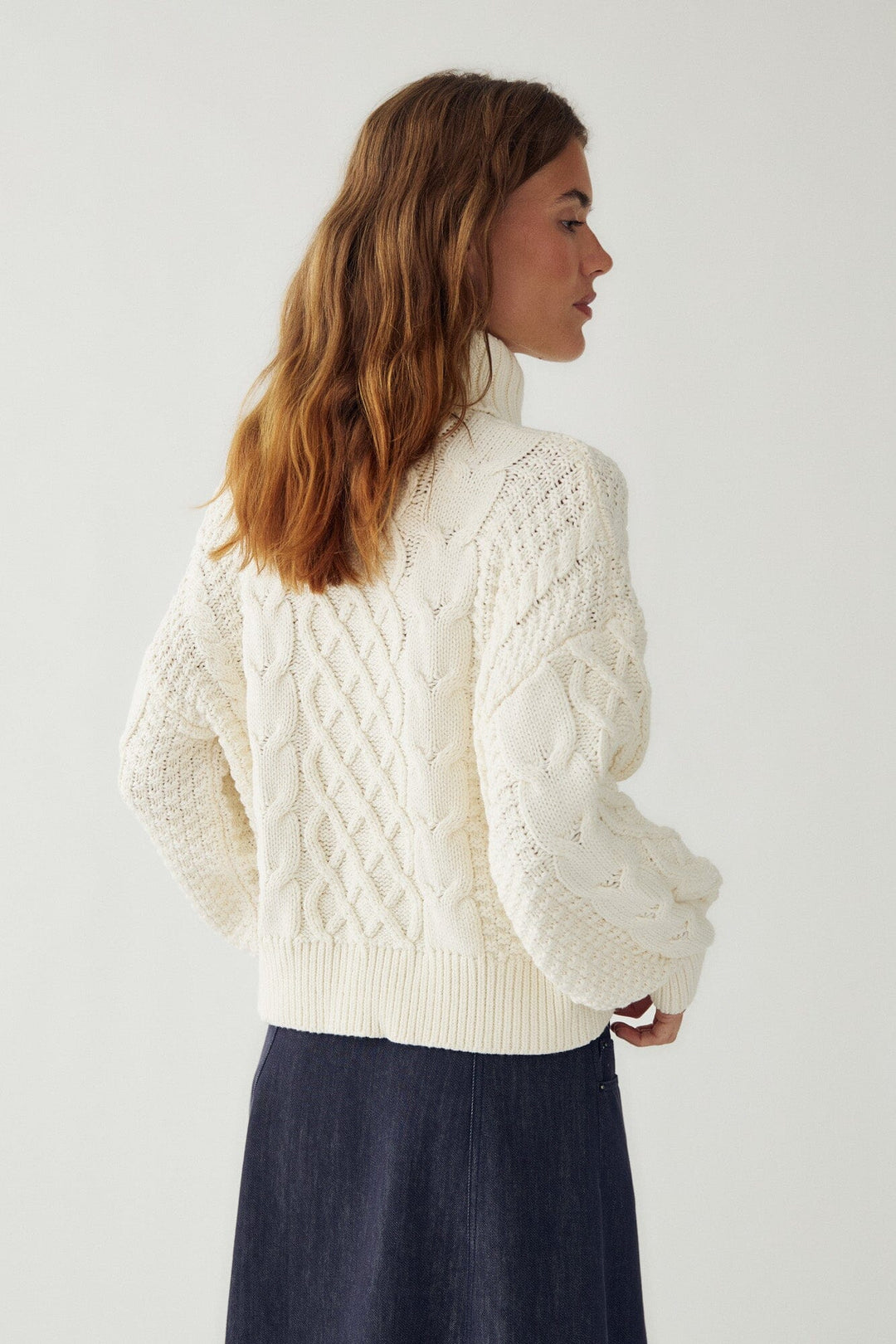 Noella - Lael Knit 13760002 - 974 - Ivory Strikbluser 