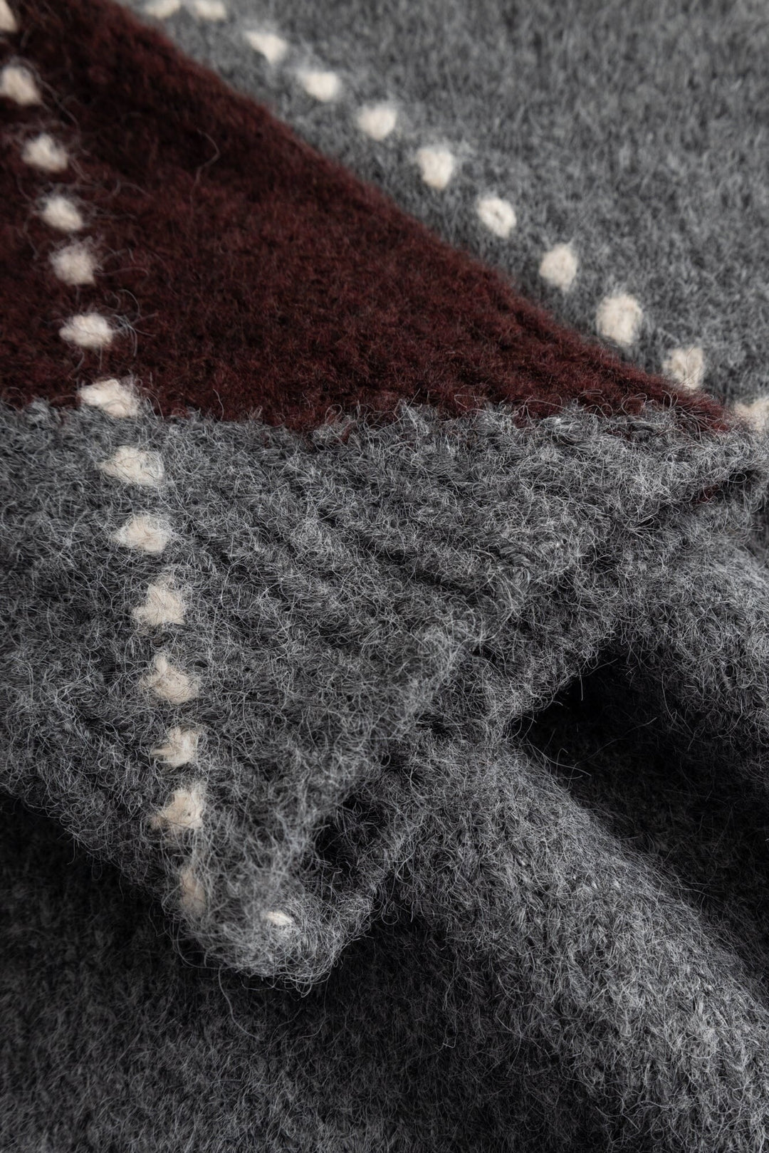 Noella - Lai Knit 14670001 - 003 - Medium Grey Mel. Strikbluser 