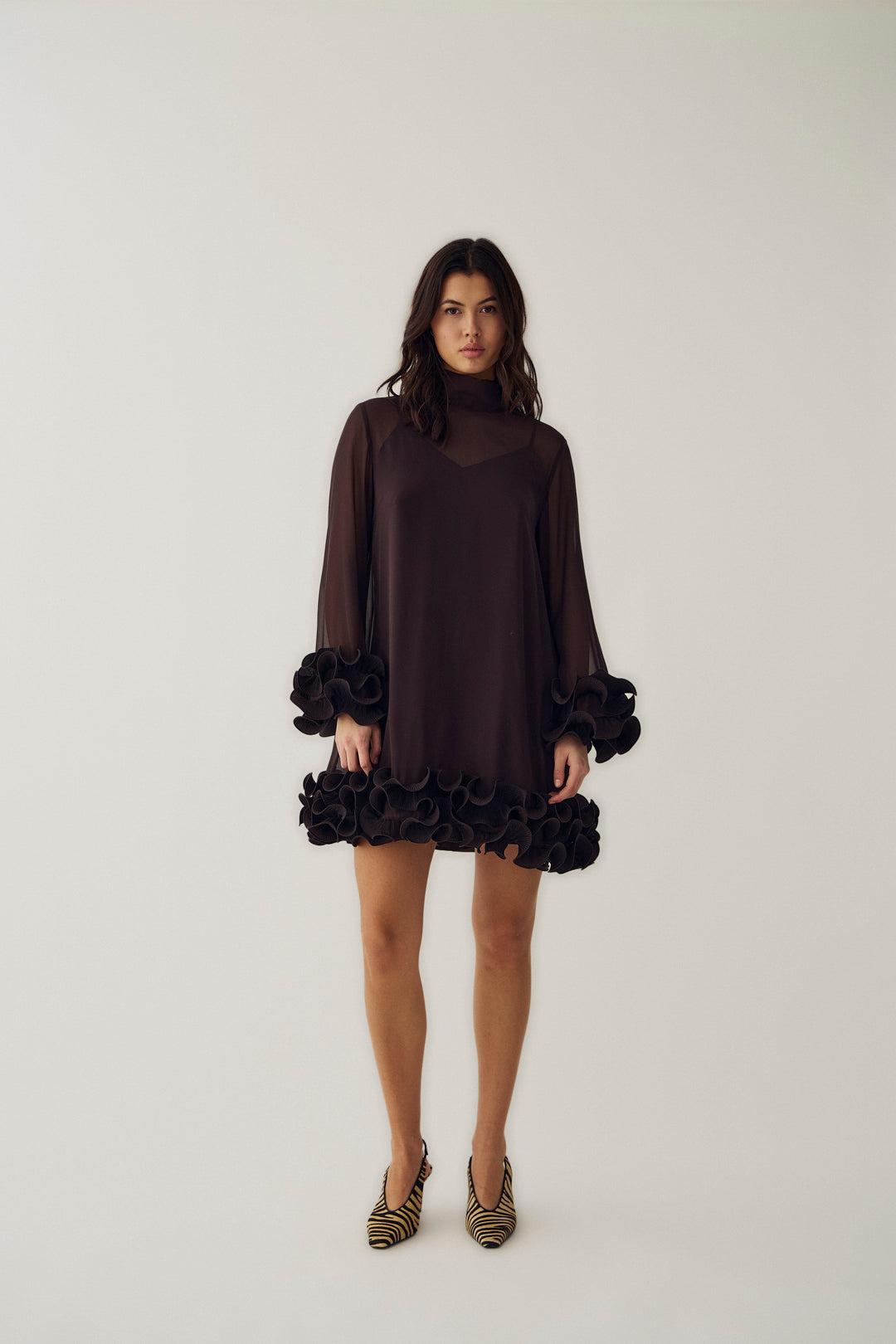 Noella - Latania Dress 14510001 - 674 - Chocolate Kjoler 