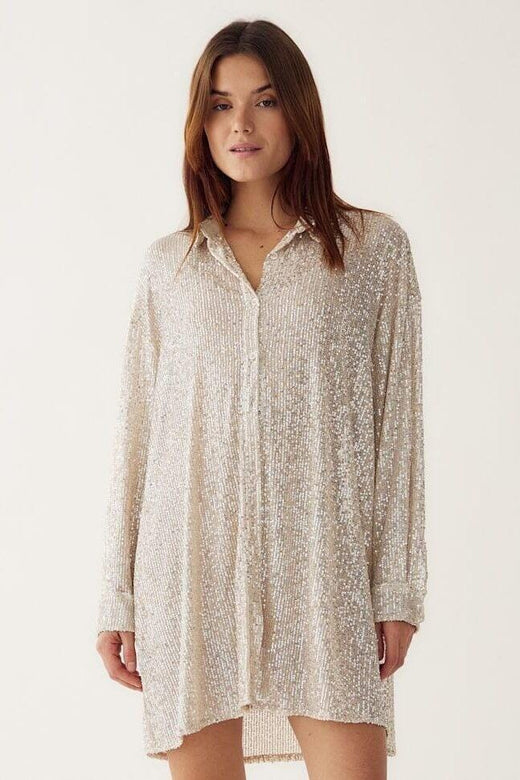 Noella - Lizanne Shirt 14320001 - 766 - Silver Skjorter 