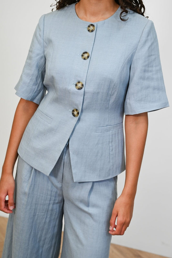 Noella - N-Kasaundra Blazer 15600001 - 1386 - Dove Blue