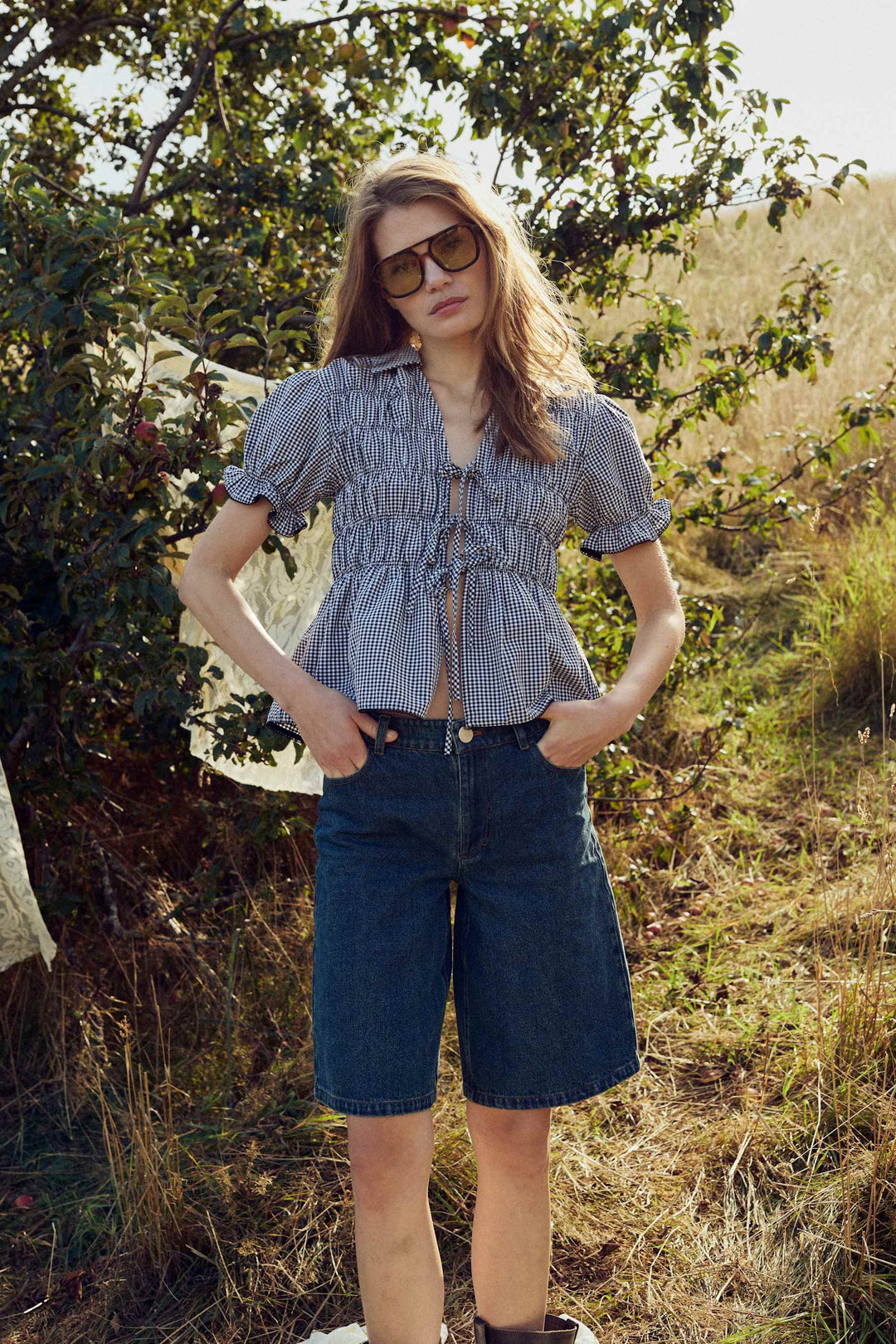 Noella - N-Katy Jorts 15150003 - 1056 - Vintage Blue Wash Shorts 