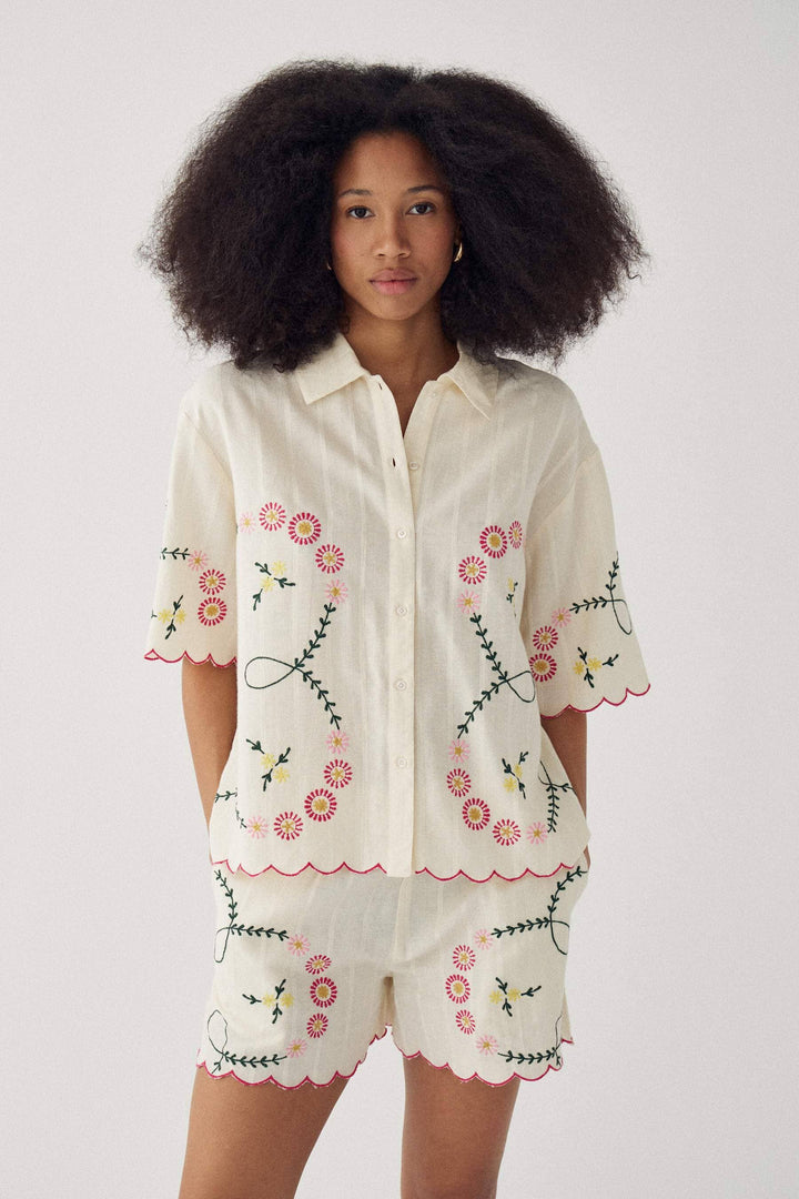 Noella - N-Kealy Shirt 15790001 - 006 - Offwhite Skjorter 