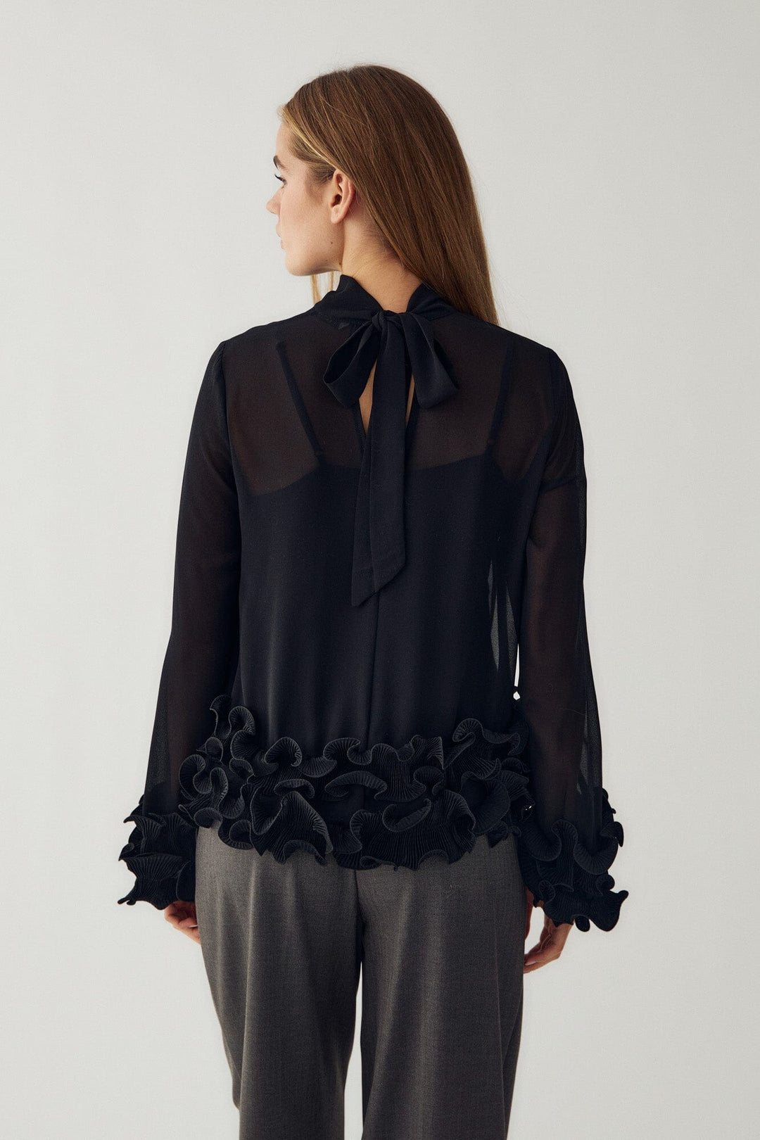 Noella - N-Latanietta Blouse 14510002 - 004 - Black Bluser 