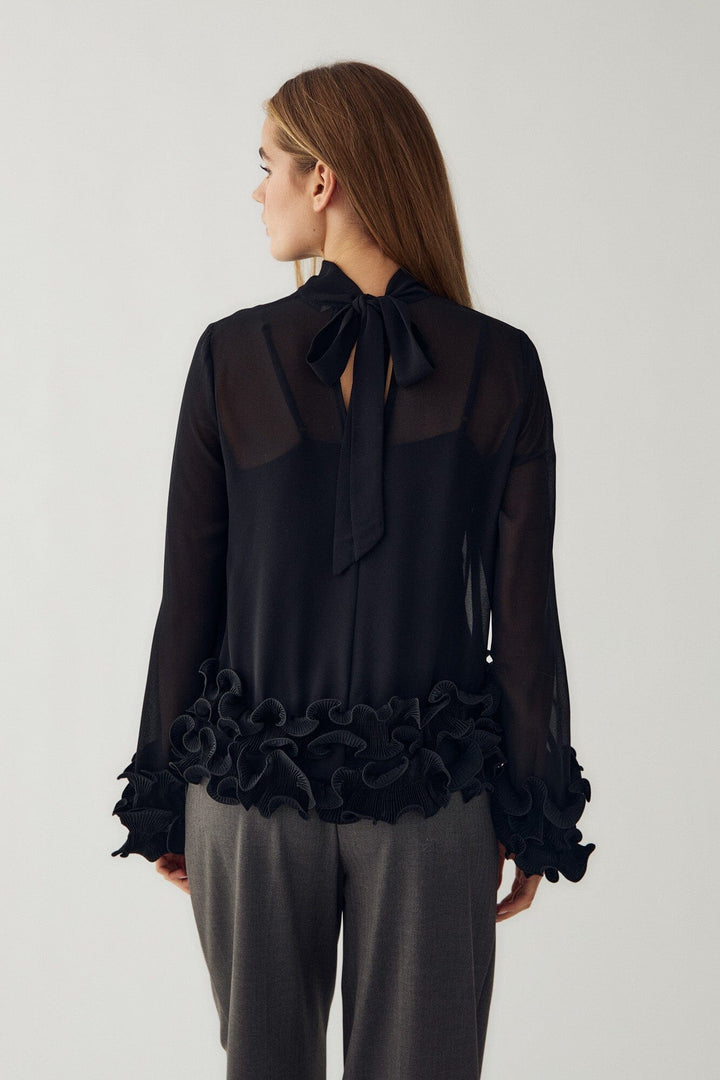 Noella - N-Latanietta Blouse 14510002 - 004 - Black Bluser 