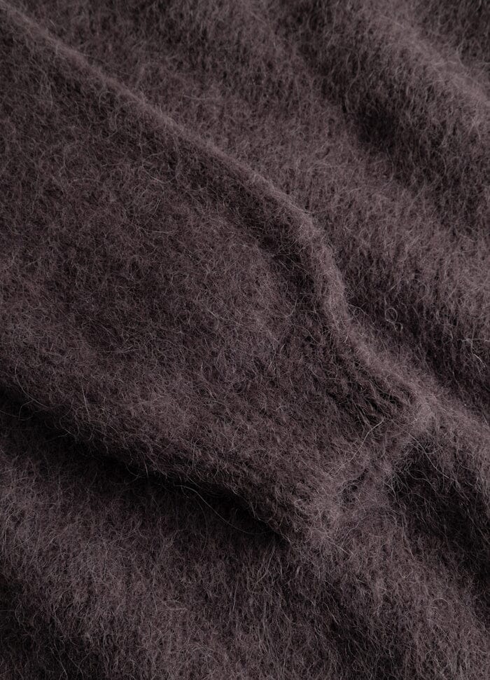 Noella - N-Latora Knit 15950002 - 674 - Chocolate Strikbluser 