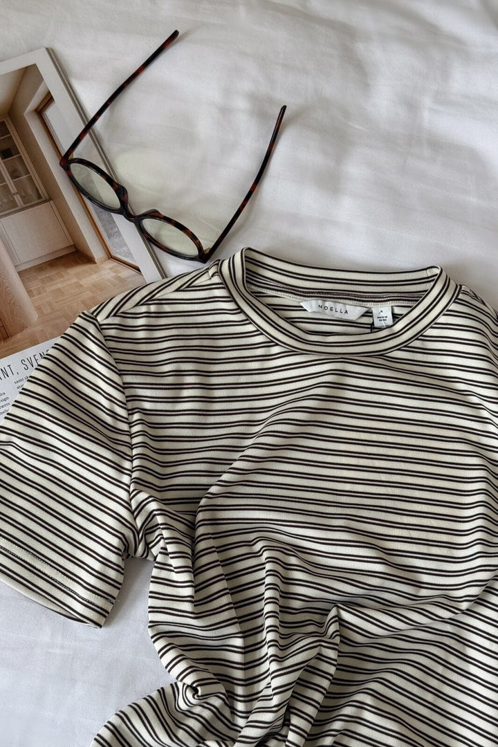 Noella - N-Lidie Ss Top 17080001 - 1538 - Offwhite Stripe