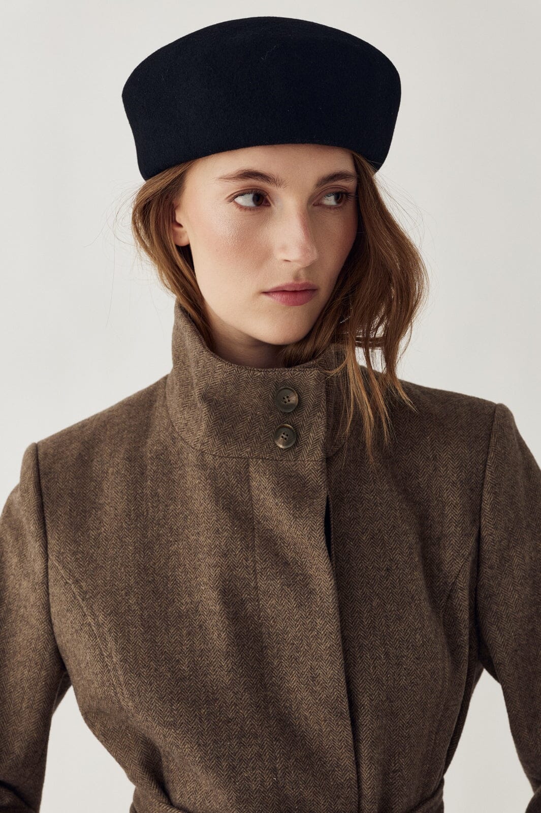 Noella - N-Maddy Coat 16180003 - 1488 - Brown Herringbone