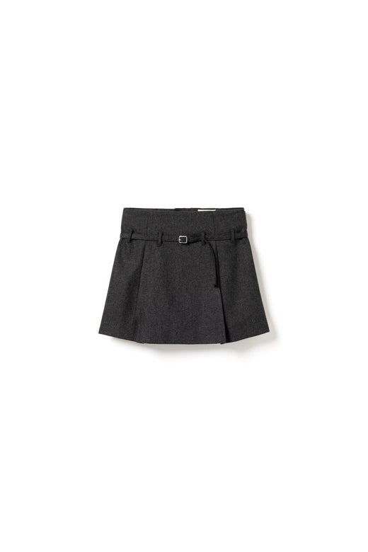 Noella - N-Madena Skirt 16390002 - 019 - Dark Grey Melange