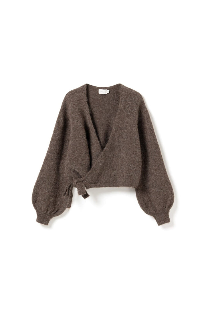 Noella - N-Maelee Knit Cardigan 16310001 - 1356 - Timber Brown Melange