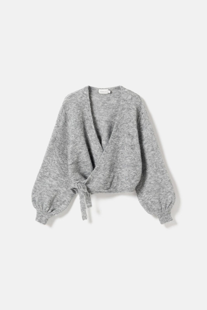 Noella - N-Maelee Knit Cardigan 16310001 - 1495 - Medium Grey Melange