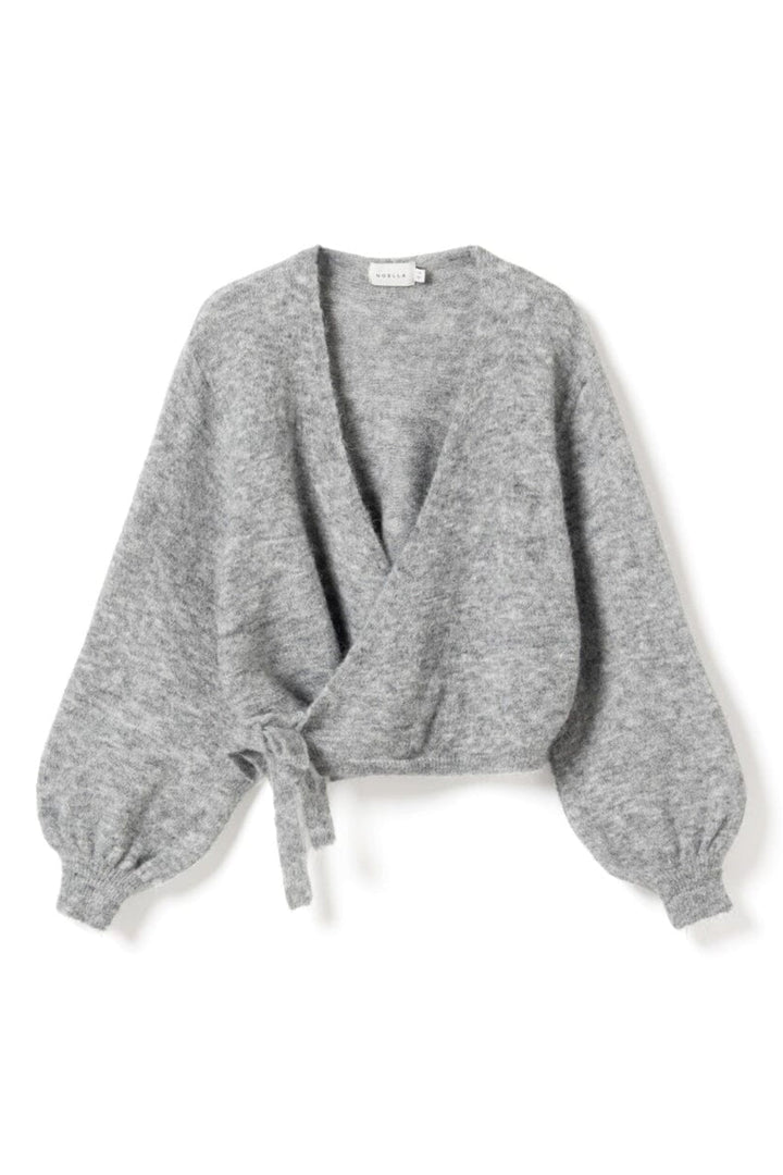 Noella - N-Maelee Knit Cardigan 16310001 - 1495 - Medium Grey Melange