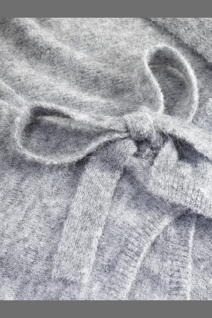Noella - N-Maelee Knit Cardigan 16310001 - 1495 - Medium Grey Melange