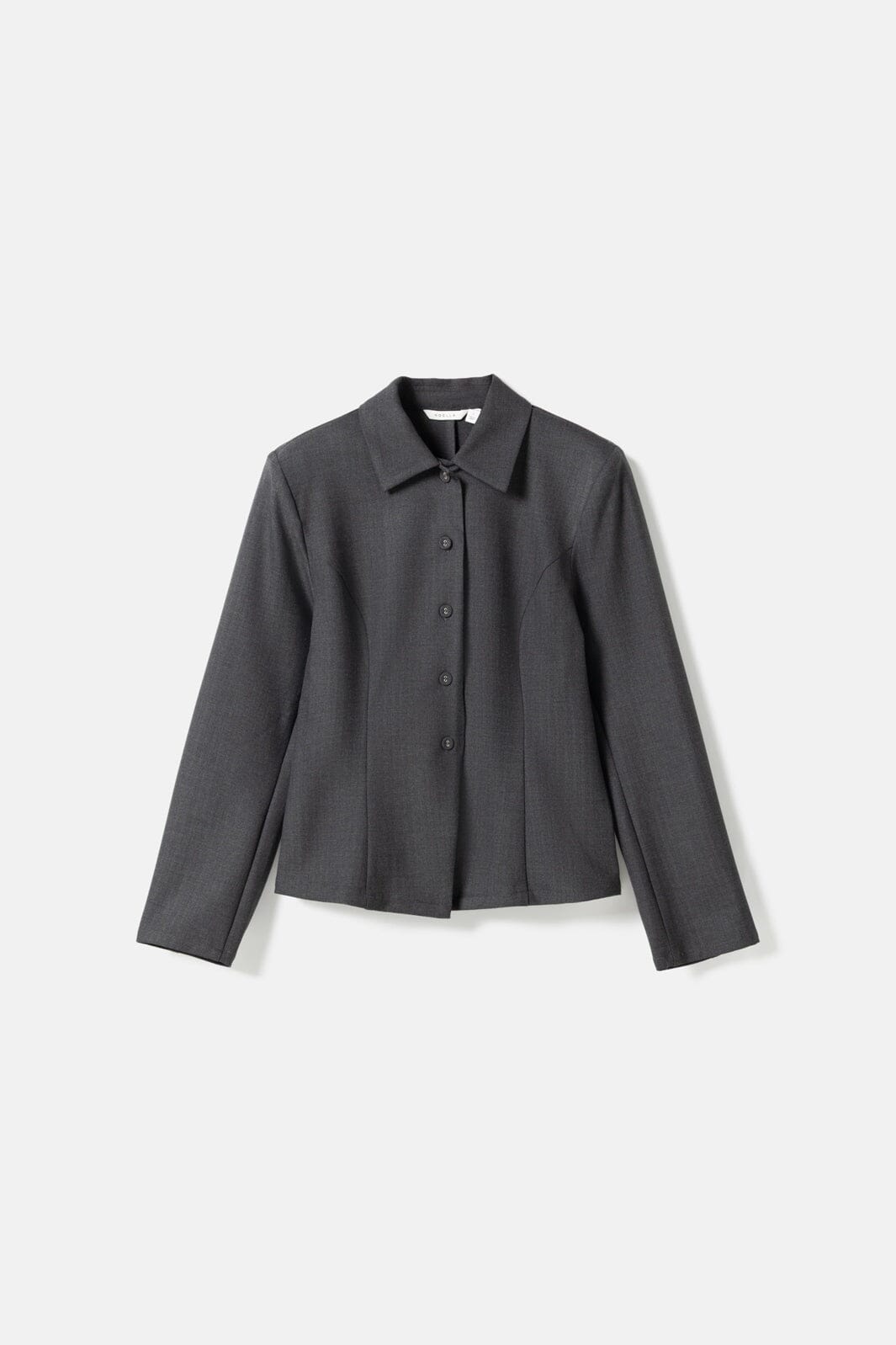 Noella - N-Maelle Shirt 16150005 - 1487 - Grey Herringbone