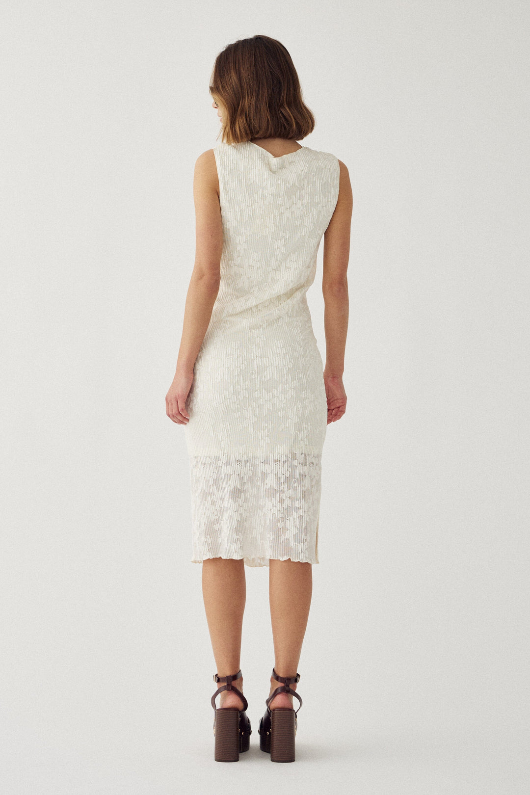 Noella - N-Maenna Dress 15620001 - 974 - Ivory Kjoler 