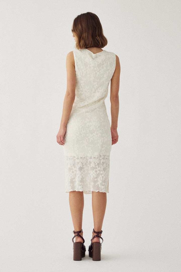 Noella - N-Maenna Dress 15620001 - 974 - Ivory Kjoler 