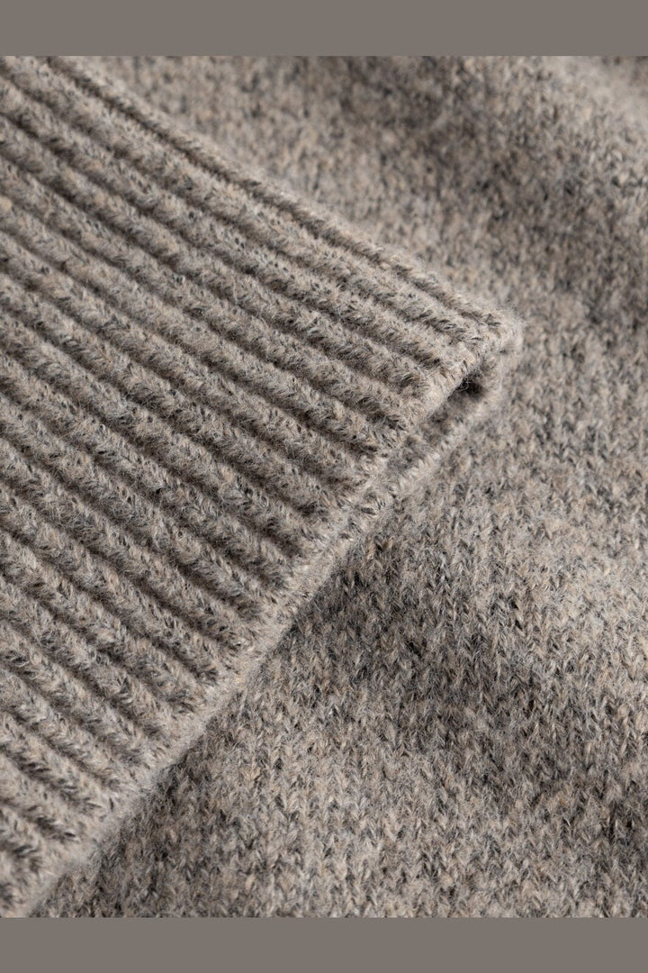 Noella - N-Maidie Knit 16090001 - 1481 - Dark Sand Melange