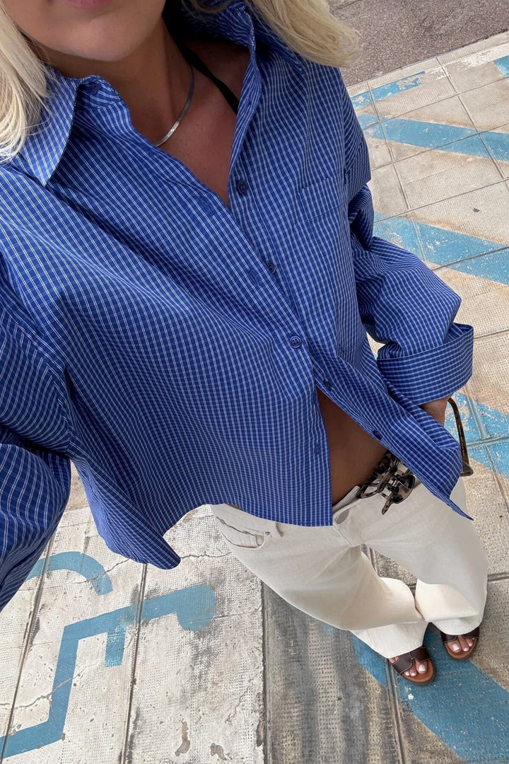 Noella - N-Marlon C Shirt 15590002 - 1458 - Davy Blue Check Skjorter 