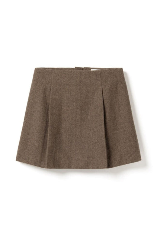 Noella - N-Maybelle Skirt 16180002 - 1488 - Brown Herringbone