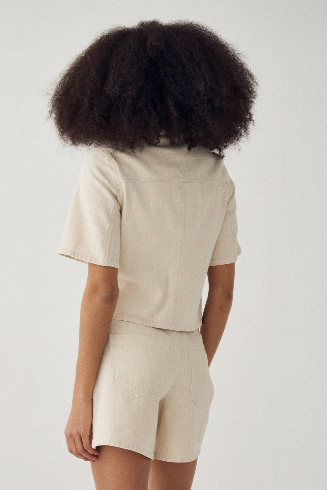 Noella - N-Mazie Ss Jacket 15580001 - 974 - Ivory Jakker 